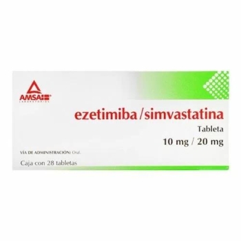 EZETIMIBA/SIMVASTATINA (AMSA) 10MG/20MG 14TAB