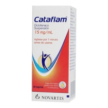 CATAFLAM (Diclofenaco) suspensión  gotas 15mg/ml