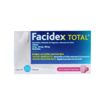 FACIDEX 20 TABS MAST. TROPICALES 20 MG