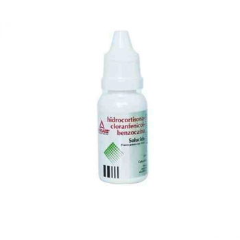 HIDROCORTISONA/CLORANFENICOL/BENZOCAINA SOL.OTICO 10ML