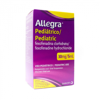 ALLEGRA (FEXOFENADINA) SUSPENCION 600MG 150ML