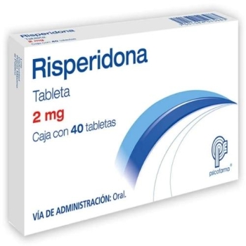 RISPERIDONA (RISPERDAL)2MG 40 TABLETAS (PSICOFARMA)