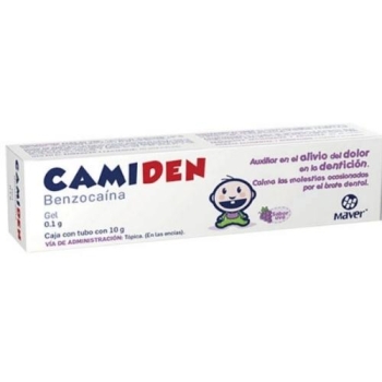 CAMIDEN (BENZOCAINA) 0.1G GEL TOPICA ENCIAS 10G