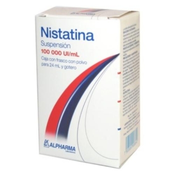 NISTATINA SUSPENCION GOTAS100 000UI/ML  24ML *POLVO