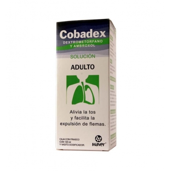 COBADEX SOLUCION Adulto 120 ML 225/225 MG