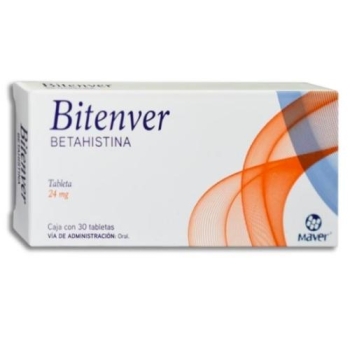 BITENVER (BETAHISTINA) 24MG 30TAB