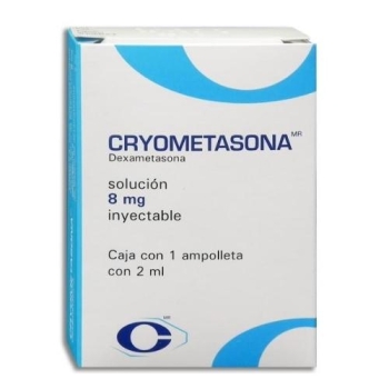 CRYOMETASONA (DEXAMETASONA) 8MG 1 AMPOLLETA