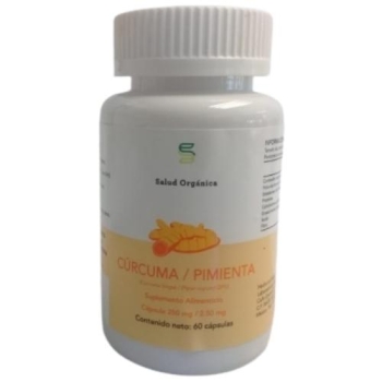 CURCUMA/PIMIENTA (CURCUMA LONGA/PIPER NIGRUM) 250MG 60 CAPSULAS