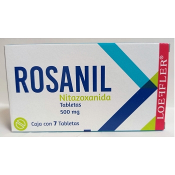 ROSANIL (NITAZOXANIDE) 500MG 7 TABLETS
