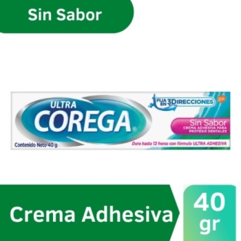 ULTRA COREGA SIN SABOR CREMA ADHESIVA 40G