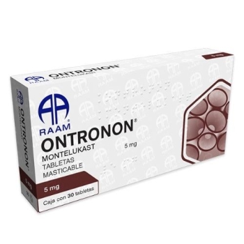 ONTRONON (MONTELUKAST) 5MG 30  TABLETAS