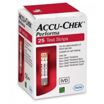 ACCU-CHEK 25 TIRAS REACTIVAS