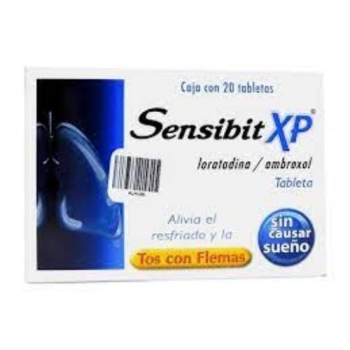 SENSIBIT XP (LORATADINA, AMBROXOL) 5MG/30MG 20 TABLETAS