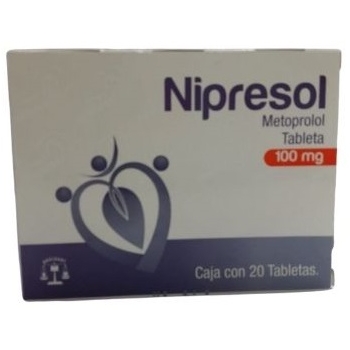 NIPRESOL (METOPROLOL) 100MG 20 TABLETAS
