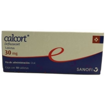 CALCORT (DEFLAZACORT) 30MG 10 TABLETAS