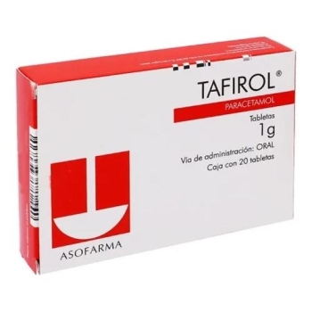 TAFIROL (PARACETAMOL) 1G 20 TABLETS