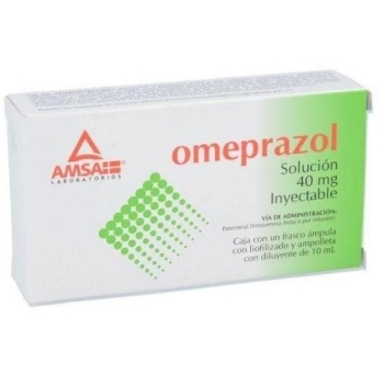 OMEPRAZOL (OMEPRAZOL) 40MG 1 FRASCO AMPULA CON LIOFILIZADO