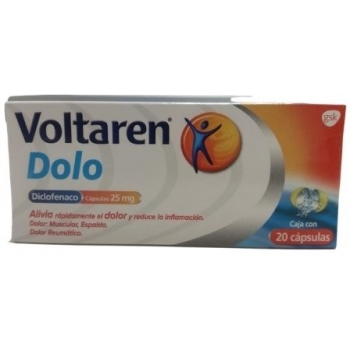 VOLTAREN DOLO 25MG CON 20 CAPSULAS