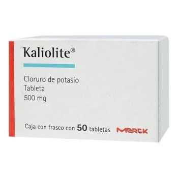 KALIOLITE(CLORURO DE POTASIO) 500MG 50GRAG