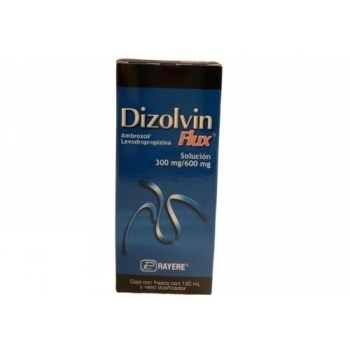 DIZOLVIN (AMBROXOL, LEVODROPROPIZINE) 300MG/600MG BOTTLE WITH 120 ML