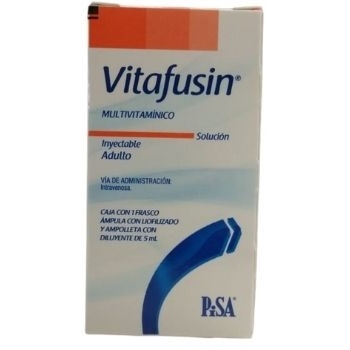 VITAFUSIN MULTIVITAMINICO SOLUCION INYECTABLE adulto