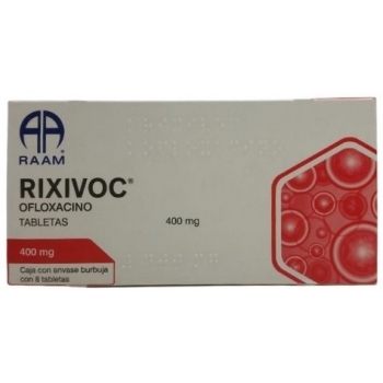 RIXIVOC (OFLOXACINO) 400MG 8 TABLETAS