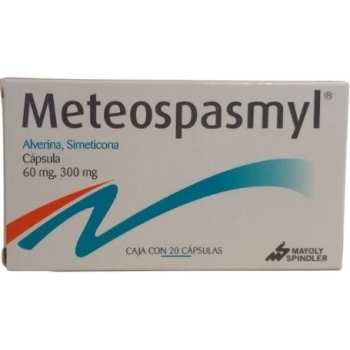 METEOSPASMYL (ALVERINE, SIMETICONE) 60MG, 300MG 20 CAPSULES