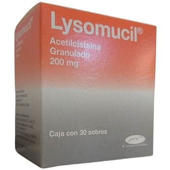 LYSOMUCIL (ACETILCISTEINA GRANULADO) 200MG 30 SOBRES