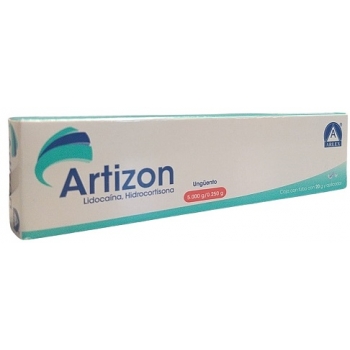 ARTIZON (LIDOCAINA, HIDROCORTISONA) 5G/0.250G UNGÜENTO