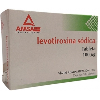 LEVOTIROXINA SODICA (LEVOTIROXINA SODICA) 100mcg 100TABLETAS