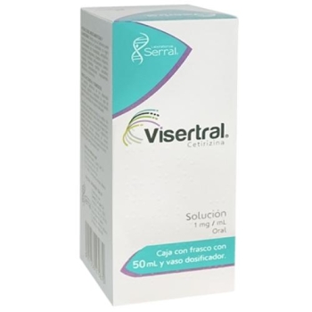 VISERTRAL (CETIRIZINE) 1MG SOLUTION BOTTLE WITH 50 ML