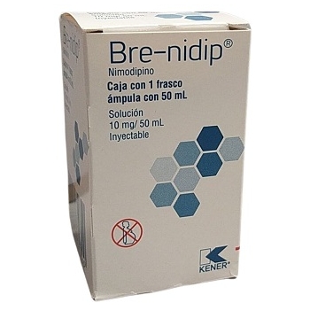 BRE-NIDIP (NIMODIPINO) 10MG FRASCO AMPULA CON 50ML