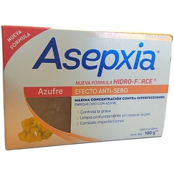 ASEPXIA SULFUR ANTI-SEBUM EFFECT OILY SKIN SOAP BAR 100G