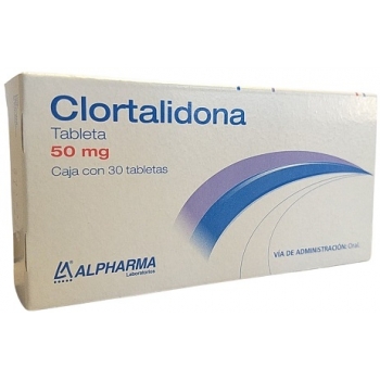 CLORTALIDONA  50MG 30TABLETAS