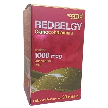 REDBELGY (CYANOCOBALAMINE) 1000MCG 30 TABLETS