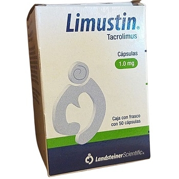LIMUSTIN (TACROLIMUS) 1.0 MG 50 CAPSULAS
