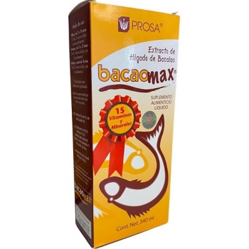 BACAOMAX, EXTRACTO DE HIGADO DE BACALAO 340 ML