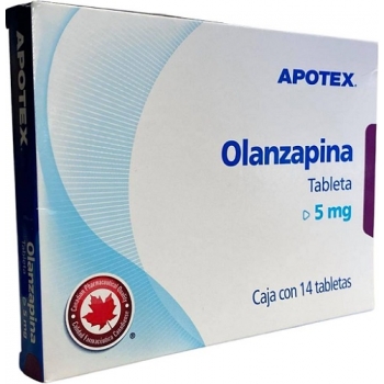 OLANZAPINA 5 MG 14 TABLETAS