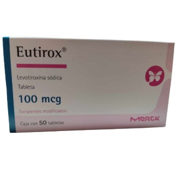 EUTIROX (LEVOTIROXINA SODICA) 100 MCG 50 TABLETAS