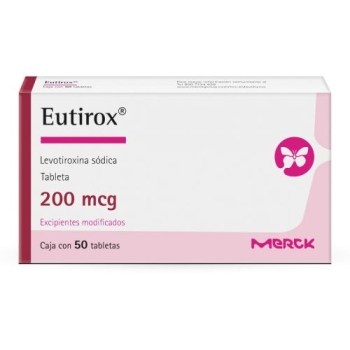 EUTIROX (LEVOTIROXINA SODICA) 200 MCG 50 TABLETAS