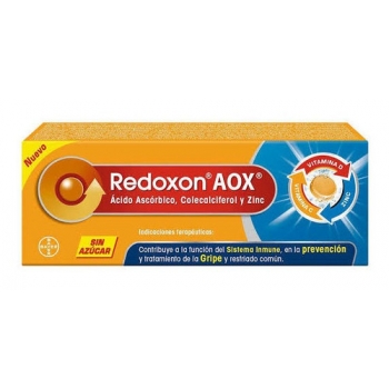 REDOXON AOX (ACIDOASCORBICO, COLECALCIFEROL, ZINC) 10 TABLETAS EFERVESCENTES