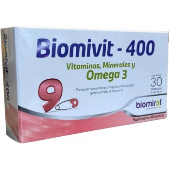 BIOMIVIT-400 30 CAPSULAS DE 595MG C/U