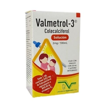 VALMETROL-3 (COLECALCIFEROL) SOLUTION 2MG/100ML