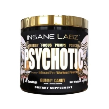 INS PSYCHOTIC GOLD 35 SERV GUMMY CANDY