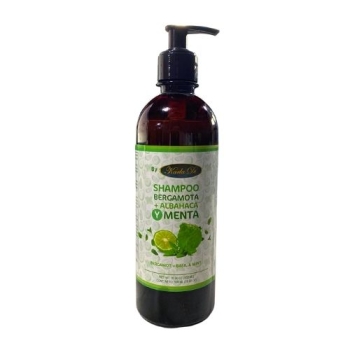 SHAMPOO BERGAMOTA + ALBAHACA Y MENTA 500ML (KARLA D)