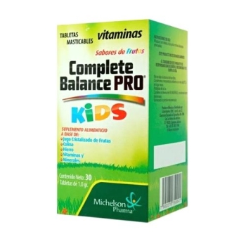 COMPLETE KIDS SUPLEMENTO ALIMENTICIO 30 TABLETAS