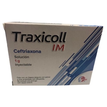TRAXICOLL IM 1G 3.5ML SOL INY CON JERINGA (Ceftriaxona)