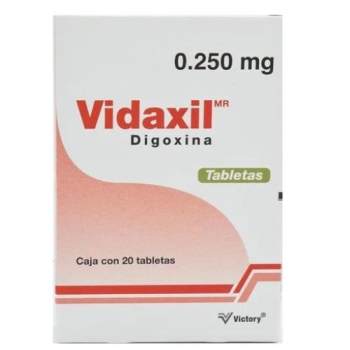 VIDAXIL (DIGOXINA) 0.250MG 20TABLETAS