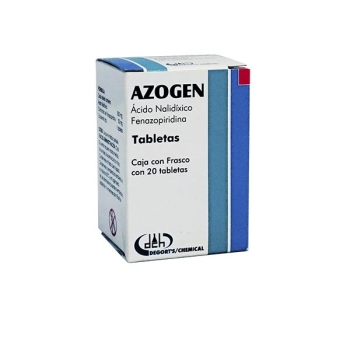 AZOGEN (ACIDO NALIDIXICO / FENAZOPIRIDINA) 500MG / 50MG 20TABS