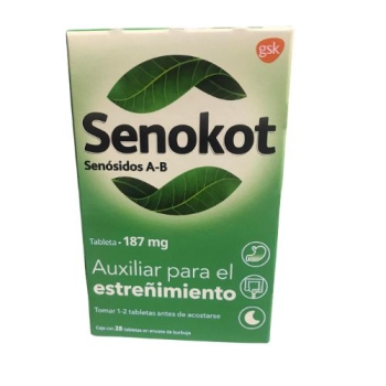 SENOKOT (A-B SINES)187MG 28 TABLETS